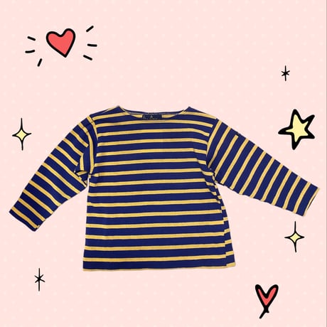 [USED]  DEAD STOCK‼︎ Le minor KIDS SIZE♡ボーダーTee