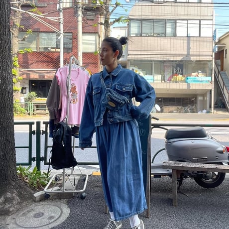 [USED] Denim mini west porch 👖💙