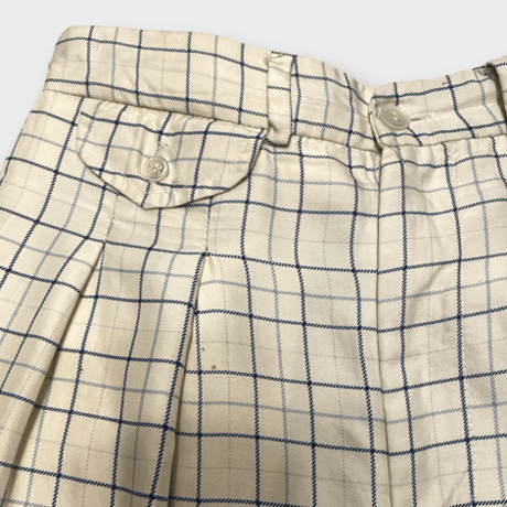 [USED] Ralph Lauren  SILKチェックタックパンツ