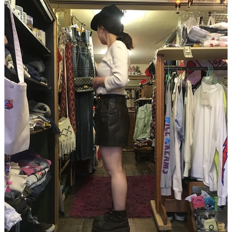 [USED] REALレザータック入りショートパンツ