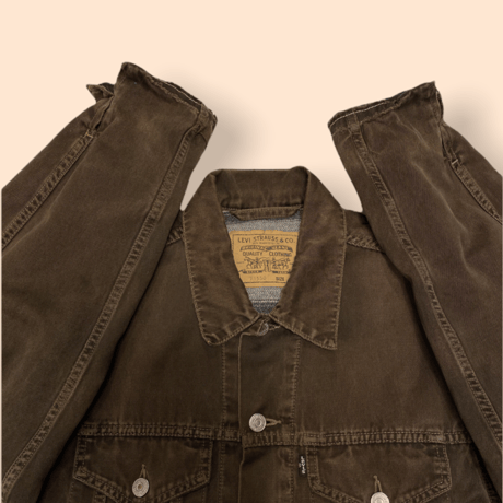 [USED] Levi's BROWN デニムJKT