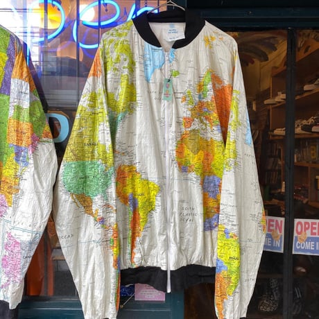[USED] '89  PAPER JACKET -WORLD MAP-