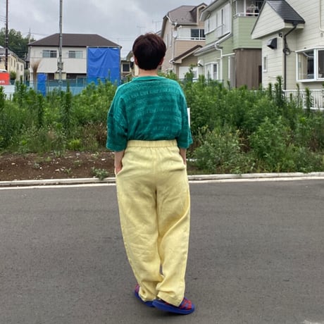 [USED]パステルカラー🍋LINEN PANTS