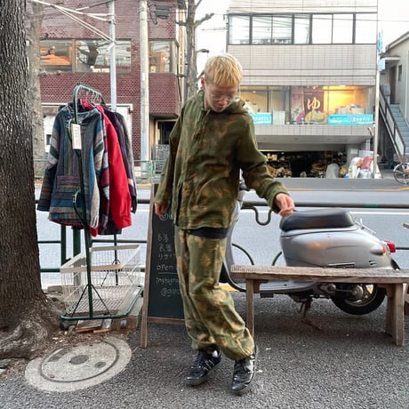 [USED] ソビエト軍　カモ柄メッシュ TOPS+PANTS