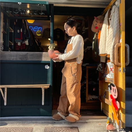 [USED] Carhartt ダック地 オーバーオール ダブルニー