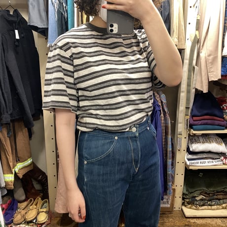 [USED] 渋めなマルチボーダーTee