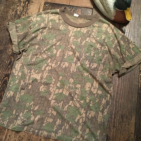 [USED] TREBARK迷彩柄 ポケットTee