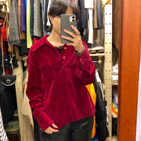 [USED] レオパード柄ベロアTOPS🐆❤️