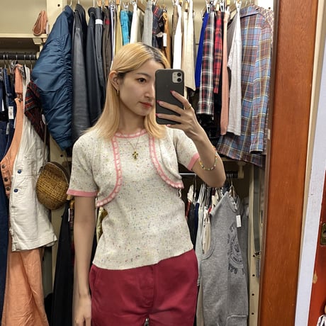 [USED] MIX COLOR S/S KNIT♡