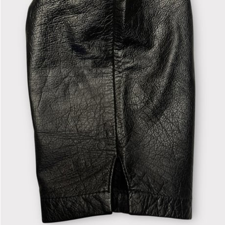 [USED] ハイウエストLEATHER PANTS  🖤