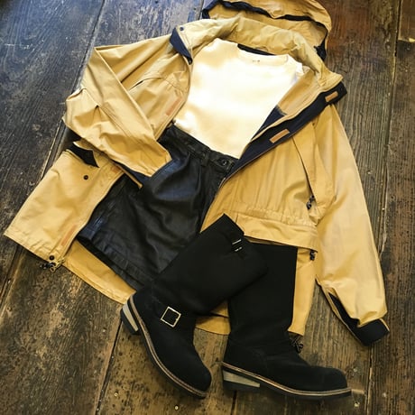 [USED]Timberland マスタード色マウンテンパーカー