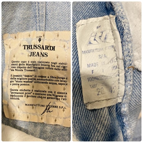 [USED] TRUSSARDI DENIM PANTS！
