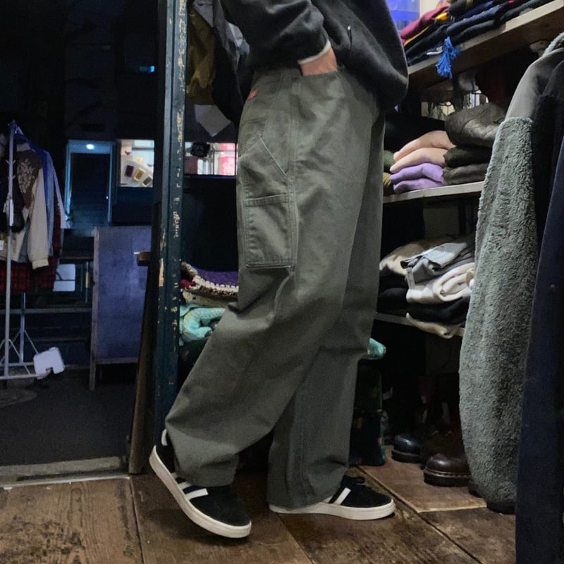 Dickes ペンキペインターパンツ ディッキーズ 白 ビンテージ W86 Dickes ペンキ ペインターパンツ ディッキーズ 白 ペイント