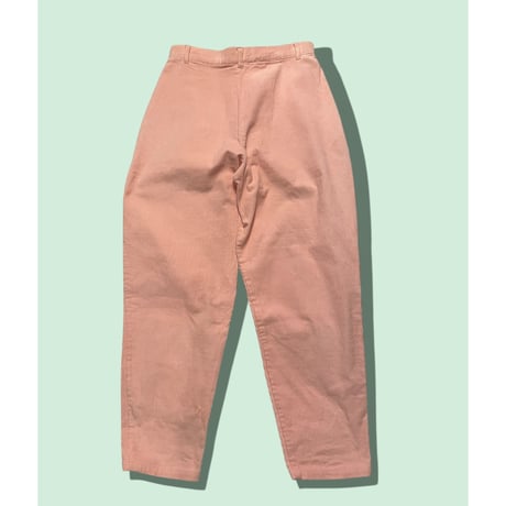 [USED] コーデュロイ♡パステルPINK タックPANTS