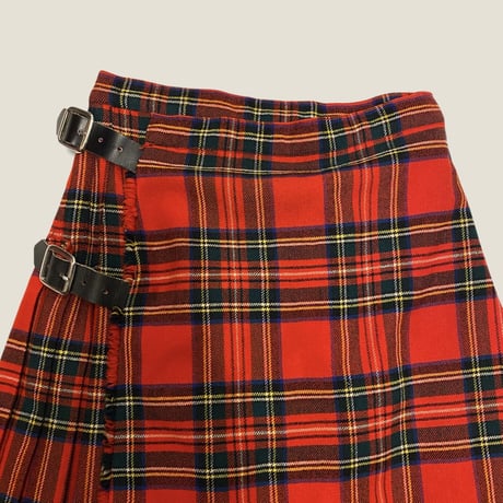 [USED] タータンチェックラップSKIRT❣️