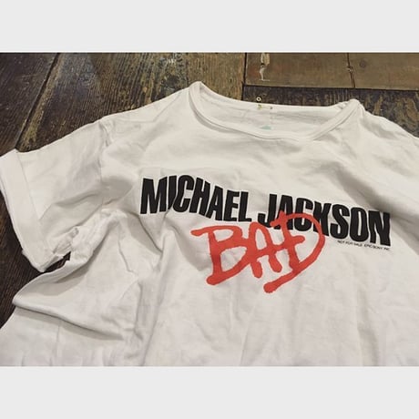 [USED] マイケルジャクソン BAD tee