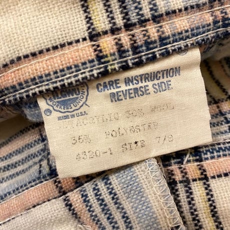 [USED] VINTAGE チェック柄フレア PANTS♡