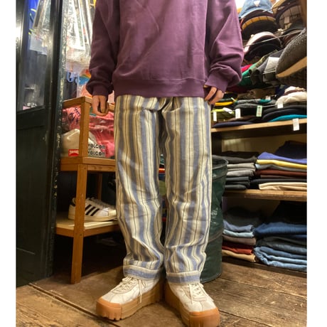 [USED] VINTAGE ストライプパジャマPANTS♡