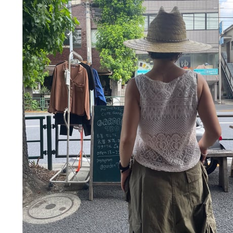[USED] White♡レースノースリーブトップス