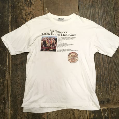 [USED] NICE PRINT  ♡  90's BEATLES "Sgt. Peppers"  Tee
