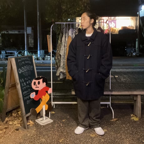 [USED] ネイビーBIG SIZE ダッフルコート
