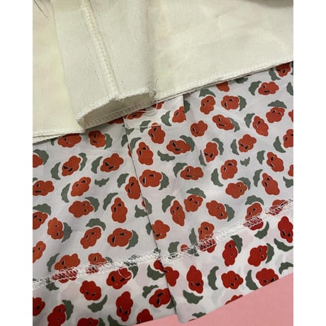 [USED] かわいい花柄 POLYワンピ