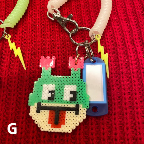 [BENICOTOY] くるくる ビーズ キーホルダー