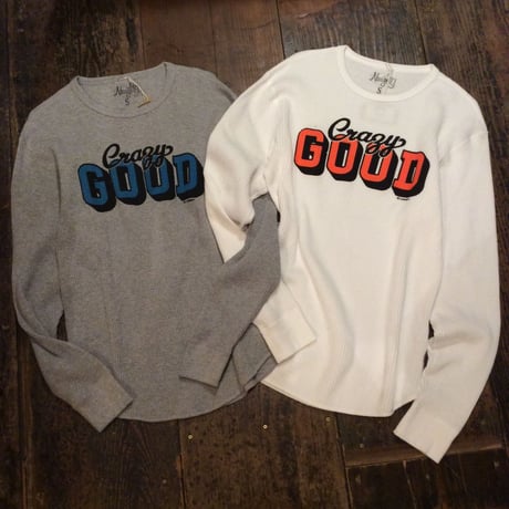 [Naughty] CRAZY GOOD WAFFLE L/S Tee