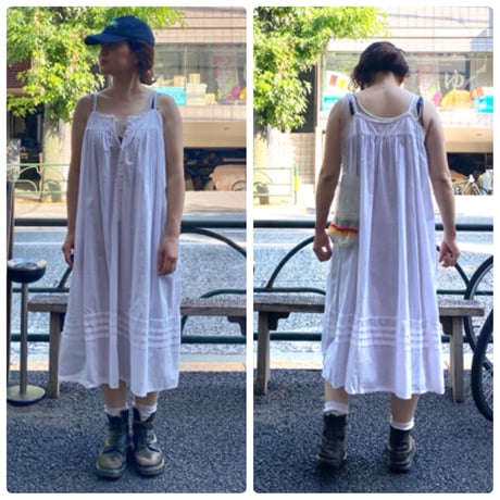 [USED]  WHITEキャミワンピース