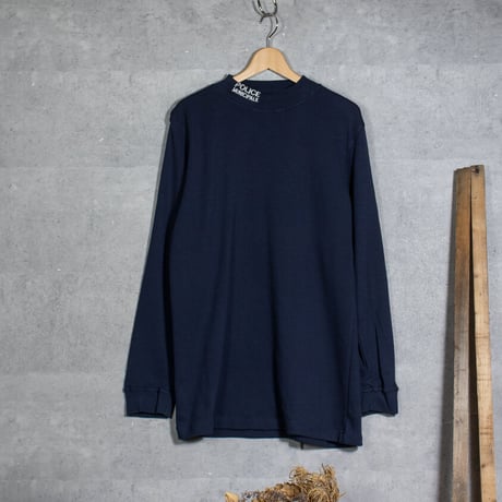 [DEAD STOCK] FRANCE POLICE モックネック ロンTee