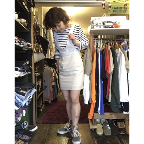 [USED] V開きサロペット