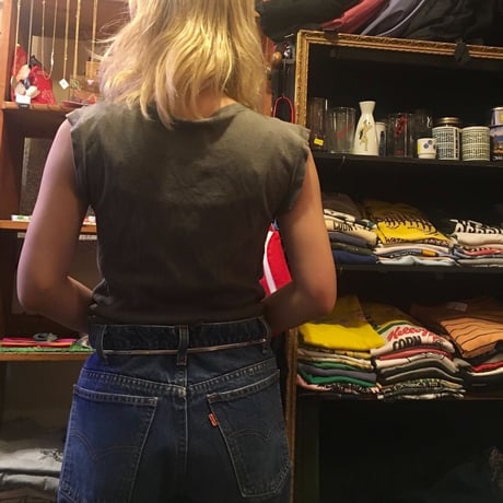 [USED] Vintage ロゴ ノースリーブTee