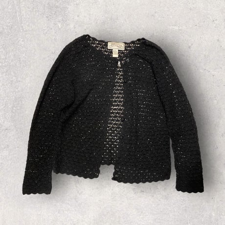 [USED] COTTON / LIMIE かぎ編み カーディガン