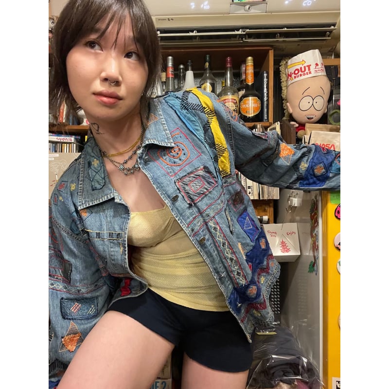 USED]パッチワークデニムジャケット | garden730
