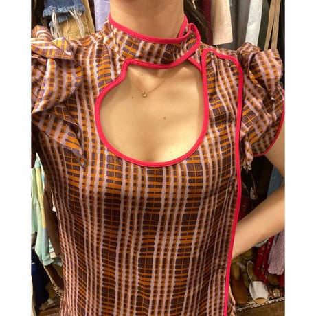 [USED] PRADA ワンピース 100%silk