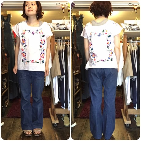 [USED] グラデーション刺繍のTOPS