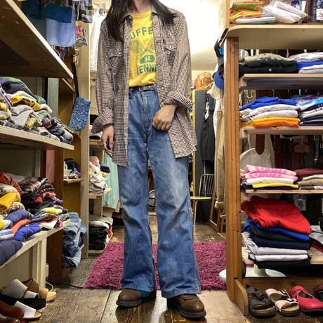 [USED] Levi's ギンガムチェック ウエスタンSHIRT！