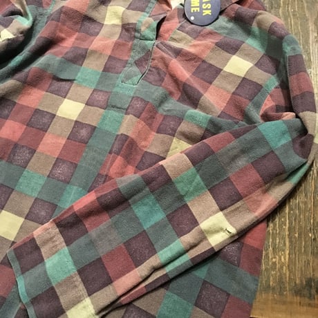 [USED] プルオーバー  ネル  made in USA.