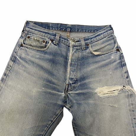 [USED] Levi's 501 赤耳ダメージDENIM