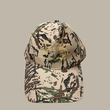 [USED] 総CAMO柄 CAP