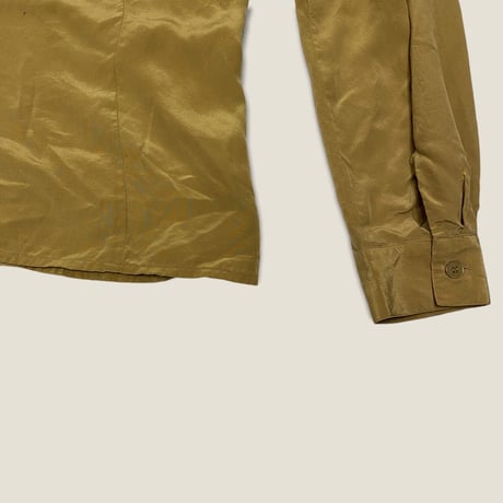 [USED] MUSTARD SILK SHIRT💛