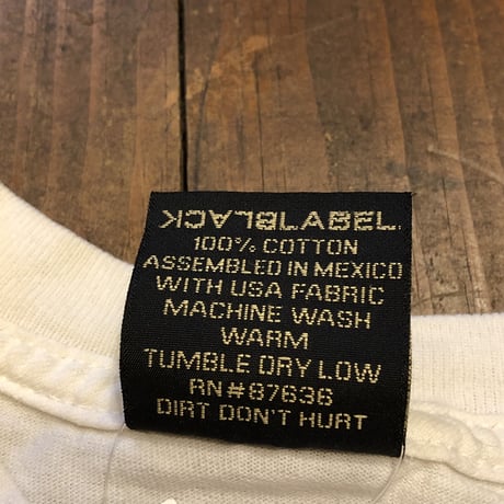 [USED] 90's BLACK LABEL SKATE BOARDS Tee