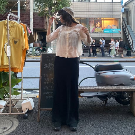 [USED] レースの前開きブラウス