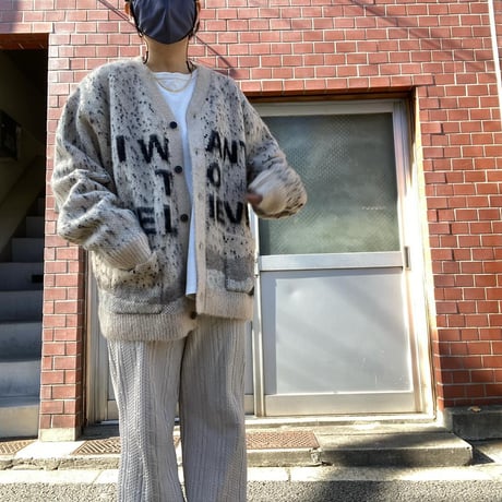 [CHEAP TIME$]  "I WANT TO BELIEVE" CARDIGAN