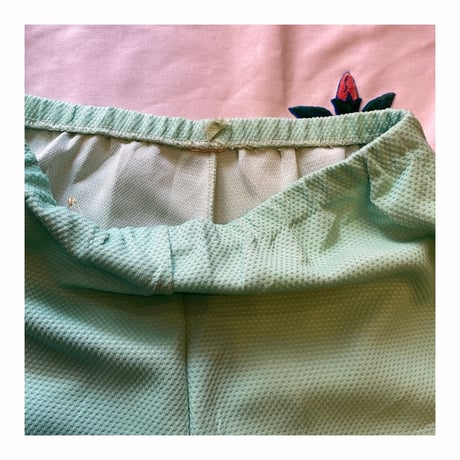 [USED] 70's EURO フレアPANTS / MINT GREEN