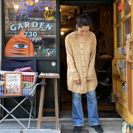 [USED] レーヨン刺繍チュニック