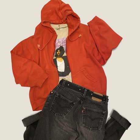 [USED] 真っ赤なZIP-UP PARKA