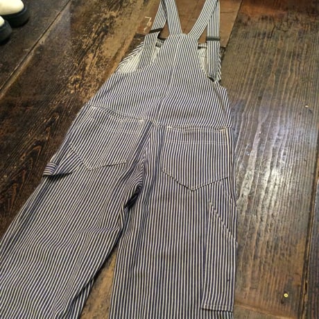 [USED] Euro vintage ヒッコリーオーバーオール