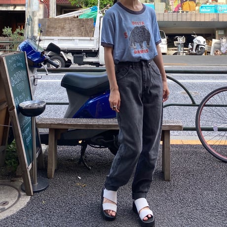 [USED] 80's Lee BLACK DENIM！
