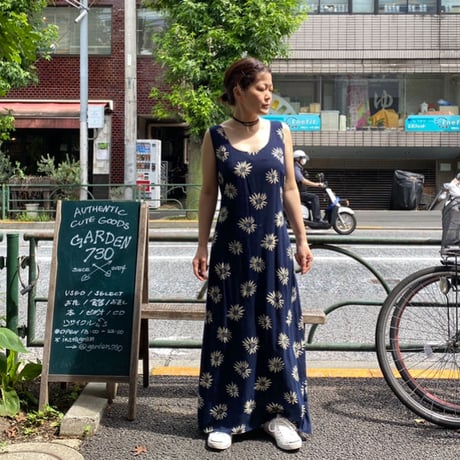 [USED] ひまわりロングワンピース🌻